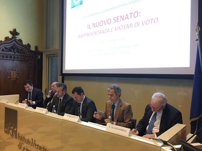 Venezia: Iacop a seminario su nuovo Senato e riforma costituzionale